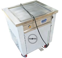 Máquina enrolladora de sartenes comercial, el precio más popular, con descongelación automática, Cuadrado individual, para helados fritos 2024 - compra barato