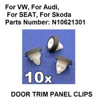 x10 For VW, For Audi, For SEAT, For Skoda Door Trim Panel Clips Bodywork & Bumper Screw Grommet Trim Clips- N10621301 2024 - buy cheap