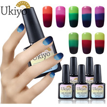 Ukiyo 10ml Temperature Color Changing Gel Nail Polish Thermal Chameleon UV Gel Polish Soak Off Long Lasting Gel Varnish Nail Art 2022 - buy cheap