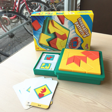 Juguete educativo divertido Tangram, piezas de rompecabezas de plástico Tangram, juego de mesa, lógica para niños, IQ rompecabezas Y07 2024 - compra barato