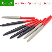 9pcs Rubber Silicon Polishing Rod Diamond Grinding Head Amber Jade Gem Olives Nucleus Turquoise 2.35mm Shank Polishing Tools 2024 - buy cheap