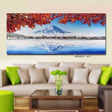 Wall Canvas oil paintings hand painted Landscape oil Painting poster Wall Art Painting For Home kitchen wall Decoration quadro 2024 - buy cheap