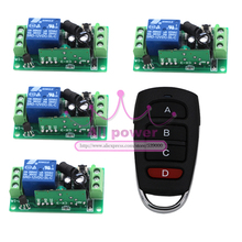 Novo dc 12 v 10a interruptor remoto sem fio/interruptores de controle remoto/interruptor elétrico 315 mhz/433 mhz controlador embutido bateria