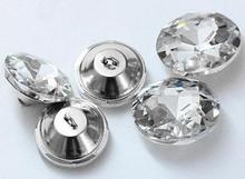 Botones blandos de cristal para sofá, 5 tamaños, diamantes de imitación, GEMA, flor, botones de tracción, 50 unids/lote, hebilla decorativa de vidrio, venta al por mayor 2024 - compra barato