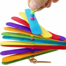 1 pcs Papagaios 10cm * 20cm tamanho Da Mordida Acessórios Roda Corda Brinquedos Coloridos De Madeira Do Papagaio Aves Gaiola Pendurada brinquedos para brinquedos Do Pássaro 2024 - compre barato