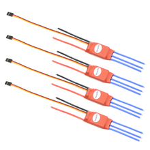 Firmware esc sem escova, 4 unidades, 30a, com 5v 3a para rc quad multi copter 2024 - compre barato