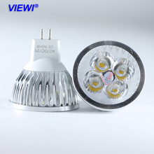 Viewi 5x lamba MR16 spotlight 4W 3000K 6000K ac dc 12v 24v super bright home bulb spot led under cabinet light Aluminum lamp 2024 - buy cheap