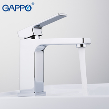 Gappo-torneira para pia, para banheiro, latão sólido, cromado, alça única, cascata, pia, misturador 2024 - compre barato