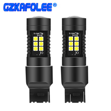 GZKAFOLEE red Yellow white W21W T20 7440 7443 LED w21/5w colour 3 charming color Turn Signal Reverse Lights 3030 Single light 2024 - buy cheap