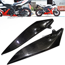 Cubierta de tanque de fibra de carbono para motocicleta, Panel lateral de carenado para Yamaha YZF R1 2004 2005 2006 2024 - compra barato