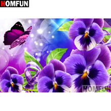 HOMFUN Full Square/Round Drill 5D DIY Diamond Painting "Flower landscape" Embroidery Cross Stitch 3D Home Decor A10912 2024 - buy cheap