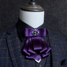 New Free Shipping fashion casual Men's male Korean marry groom groomsman collar dress shirt collar suit tie host headwear 2024 - buy cheap