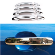 Para ford focus 2 focus 3 2005-2011 2012 2013 abs chrome guarnição maçaneta da porta cobre acessórios do carro automóvel-estilo 2024 - compre barato