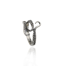 Anillo de pulpo Punk para hombre y mujer, anillos de acero inoxidable Vintage, anillos de pulpo de titanio y acero, anillos ajustables de animales, 2019 2024 - compra barato