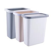 Креативные кухонные подвесные мусорные баки, подвесные дверные пластиковые контейнеры для мусора, мусорное ведро для ванной, бумажная корзина с кольцом под давлением 2024 - купить недорого
