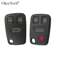 OkeyTech-carcasa de la llave a distancia del coche, repuesto de 3/3 + 1 botones para VOLVO XC70 XC90 S40 S60 S70 S80 S90 V40 V70 V90 C70 2024 - compra barato