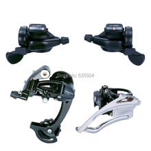 MTB Mountain microSHIFT Groupset TS71-8 (3X8) Shifters Conjoined DIP Trip 24 Speed Bike Derailleur Compatible for Shimano 2024 - buy cheap