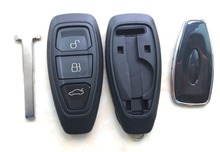 AUTEWODE ключ оболочки крышки Fob 3 кнопки для Ford Focus C-Max Mondeo Kuga Fiesta Замена Smart Remote ключа автомобиля чехол HU101 лезвие 2024 - купить недорого