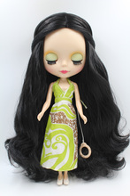 Frete grátis descontos grandes boneca nude boneca blyth presente de aniversário para menina 4 cores boneca olho grande com lindo brinquedo de cabelo 2024 - compre barato