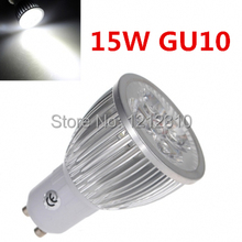 4pcs/lot led bulb GU10 15w 5*3W warm white cold white 110V/220V Dimmable led Light led lamp led spotlight bulb 2024 - buy cheap