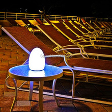 free shipping 2pcs LED Egg bar table lamp,LED Luminous desk egg Decorative light 7 Colors in One D10*H22cm Gifts LED Lamp 2024 - buy cheap