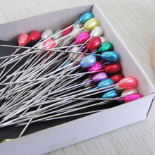 Multicolor Drops pearl head straight pin Weddings Corsage Florists Dressmaking Sewing Pins patchwork Craft Tool cross stitch 2024 - buy cheap