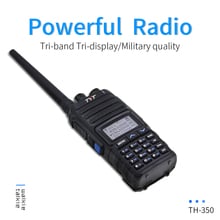 NEW TYT TH-350 Walkie Talkie Tri Band 136-174MHz 220-260MHz 400-470MHz Tri Display 5W High Quality Two Way Radio FM Transceiver 2024 - buy cheap