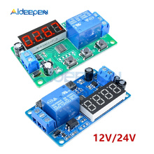 DC 12V 24V LED Digital Time Delay Relay Module Automation Delay Relay Trigger Time Timer Control Cycle Adjustable Switch Relay 2024 - buy cheap