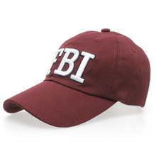 2019 Women Men FBI Letters Denim Baseball Cap Snapback Hip Hop Flat Hat Embroidery Cottonhat New Style Adjustable Dance HOT CNO 2024 - buy cheap