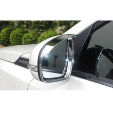 Conjunto de espejo retrovisor para coche, pegatina de estilismo embellecedora para cejas, para Suzuki Vitara 2016, accesorio Exterior ABS, 2 unidades 2024 - compra barato