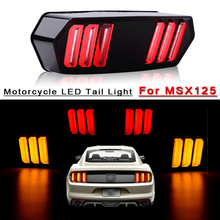 Luz LED trasera para motocicleta Honda, lámpara indicadora de giro, parada, freno, advertencia trasera, para modelos MSX125, CBR650F, CTX700, CTX700N 2024 - compra barato