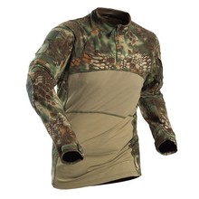 Ropa táctica de combate militar para hombres y mujeres, camisa de camuflaje, Camping al aire libre, escalada, entrenamiento de pesca 2024 - compra barato