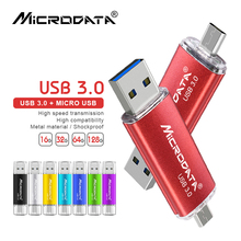 Full capacity Usb 3.0 OTG USB flash drive for SmartPhone/Tablet/PC 16GB 32GB 64GB 128GB mini Pendrive High speed pen drive 2024 - buy cheap