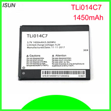 ISUNOO 5pcs/lot 1450mAh TLi014C7 Phone battery For Alcatel OneTouch Pixi First 4024D 4.0" Mobile Phone 2024 - buy cheap