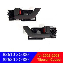 Genuine black Inside Door Handle Left  right For Hyundai Tiburon Coupe 2003-2008 826102C000 826202C000 82610 2C000 82620 2C000 2024 - buy cheap