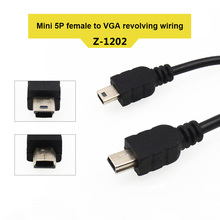 Hot Sale Mini USB 5P Male to OTG USB Female Car Adapter Data Cable for Video Camera Audio Tablet CD GPS 2024 - buy cheap