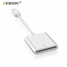 Кабель-адаптер KEBIDU USB Type-C USB-C для кардридера SD, SDXC, для Macbook, Samsung, Huawei, Xiaomi, USB 3,1 2024 - купить недорого