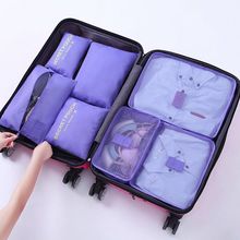 7 Pcs/Set Travel Storage Bag Suitcase Closet Divider Container Clothing shoes Tidy Packing Cubes Luggage Organizer Pouch Bags 2024 - buy cheap