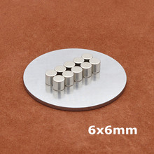 20pcs 6 x 6 mm N35 NdFeB Super Strong Powerful Small Round Rare Earth Neodymium Magnets 6 x 6mm Bulk Customized Fridge 2024 - buy cheap