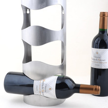 Suporte de vinho de parede 304 aço inoxidável, suporte para bar com 3 garrafas j3003, 1 peça 2024 - compre barato