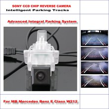 Автомобильная камера заднего вида для Mercedes Benz E Class W212 2010-2015, NTSC RCA AUX HD, интеллектуальная парковочная камера SONY 2024 - купить недорого