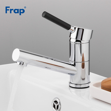 Frap Basin Faucet Kitchen Bathroom Sink Faucets Single Handle Hot and Cold Water Mix Taps Chrome Wash Tap Deck Mounted F4544 2024 - buy cheap
