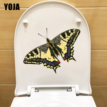 YOJA-pegatina de mariposa realista para pared de sala de estar, decoración del Hogar, baño, asiento de inodoro, T1-2086, 21,7x16,4 cm 2024 - compra barato