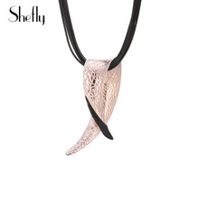 2019 Statement Multi layer Leather Chain Big Pendants Necklace For Women Female Vintage Necklace Jewelry Collares Largos De Moda 2024 - buy cheap