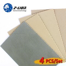 Zlion Hand polishing sheet-resin 120*180MM cloth  back for polishing of stone glass and ceramic 4pcs/package 2024 - buy cheap