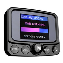 In-Car DAB цифровой радиоприемник 2,4 дюйма LCD TFT цветной экран Bluetooth 64G SD/TF карта Play fm-передатчик 2024 - купить недорого