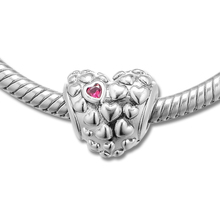 Berloque para pulseira pandora, faça você mesmo, mãe em um milhão de contas 100% prata esterlina 925 2024 - compre barato