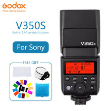 Godox v350 v350s speedlite flash bateria de lítio ttl hss 1/8000s 2.4g fotografia sem fio para sony a7 a7s a7r a7 ii 2024 - compre barato