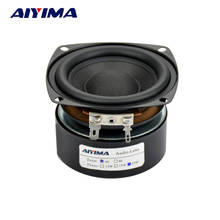 AIYIMA 1Pcs Subwoofer 3" Inch 25W HiFi Subwoofer Speaker 4 8 Ohm Woofer Audio Sound Speakers Bass Loudspeaker Home Theater DIY 2024 - buy cheap
