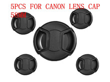 5 piezas 58mm Centro de Pinch Snap-On lente frontal tapa cubierta para 58mm Filtro de lente DSRLR cámara 2024 - compra barato